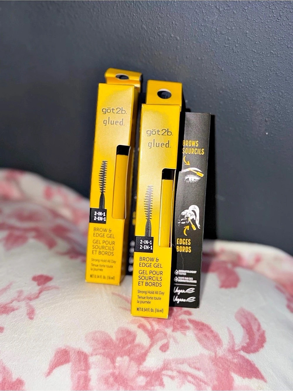 2pk got2b Glued 2-in-1 Brow & Edge Gel